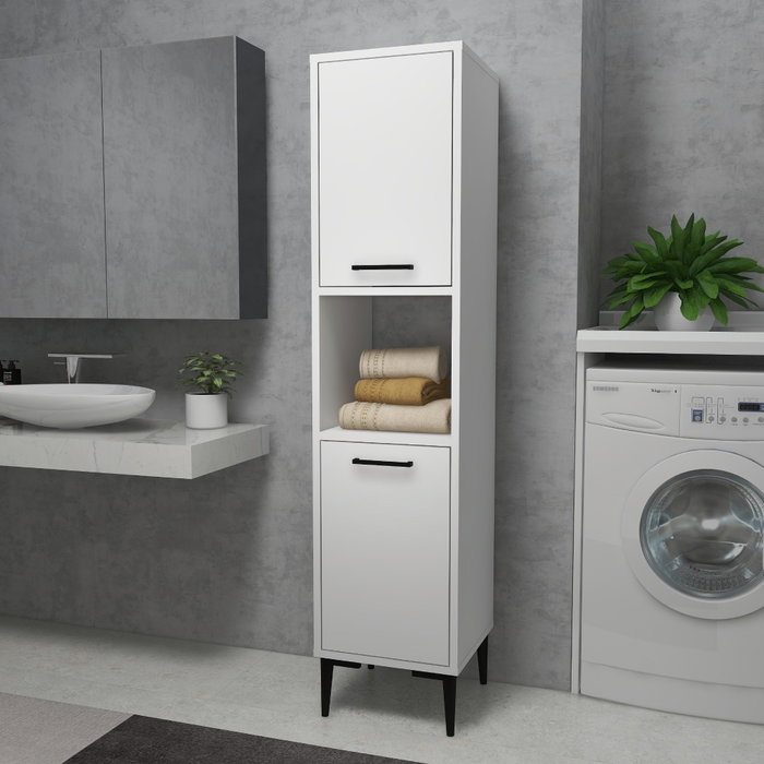 Hanah Home Armario Multiusos Blanco 153.6x35x35 cm